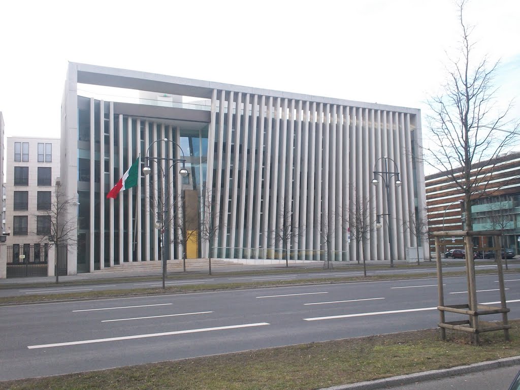 Fachada de la Embajada de México en Berlín, Alemania. Foto/Cortesía Embajada de México/Archivo