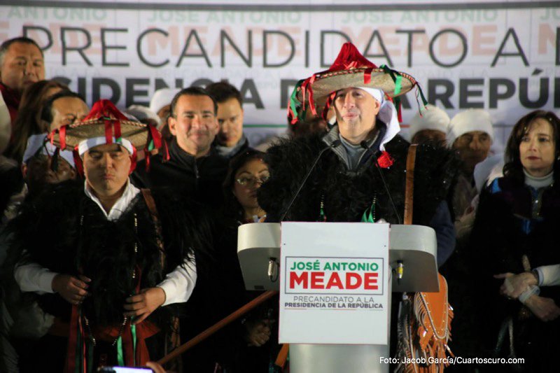 José Antonio Meade, el candidato oficial del tricolor, inicio campaña en San Juan Chamula en dónde las rencillas brotan.
