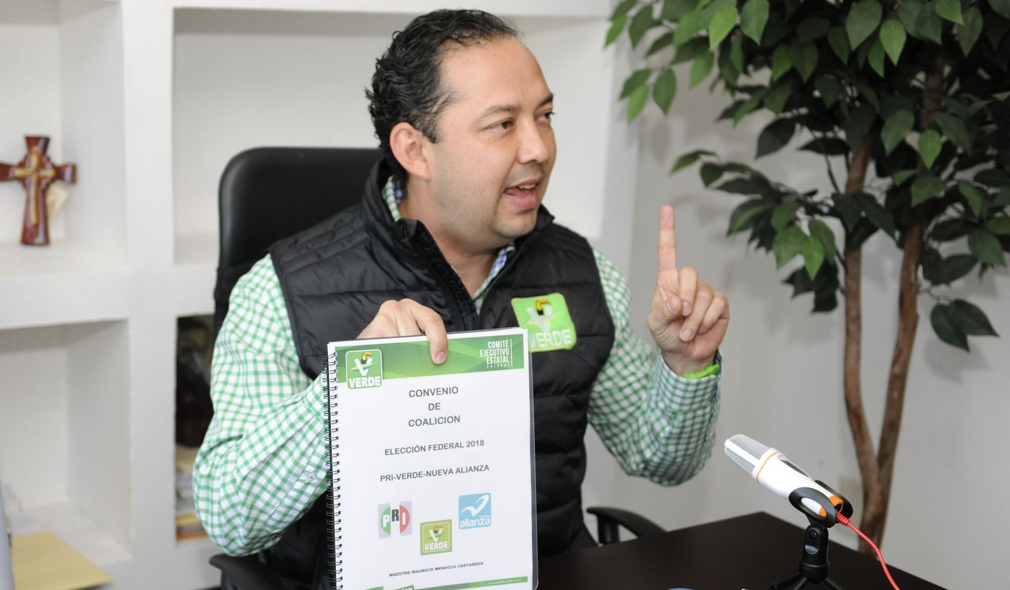 Mauricio Mendoza Castañeda, representante del Verde ante el IEPC.
