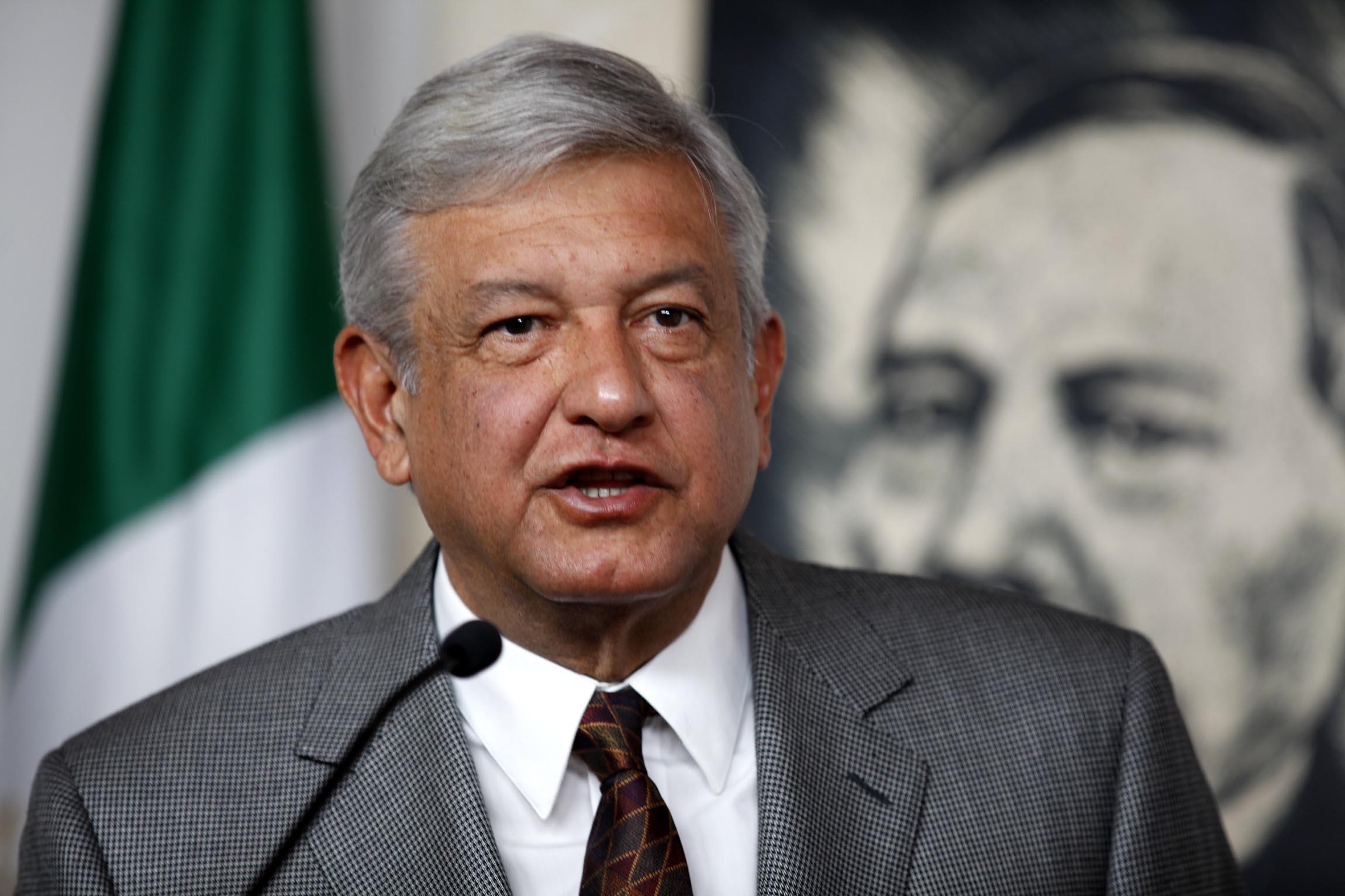 Andrés Manuel López Obrador, candidato del partido MORENA. Foto: La Saga.