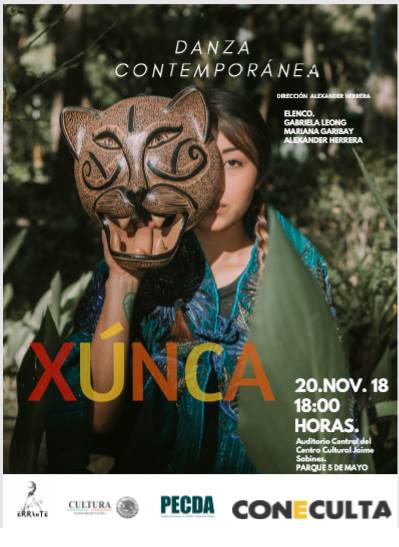 Xunca, PECDA, hesús Herrera, Danza, Chiapas, CONECULTA, CEUNACH, Danza Contemporánea