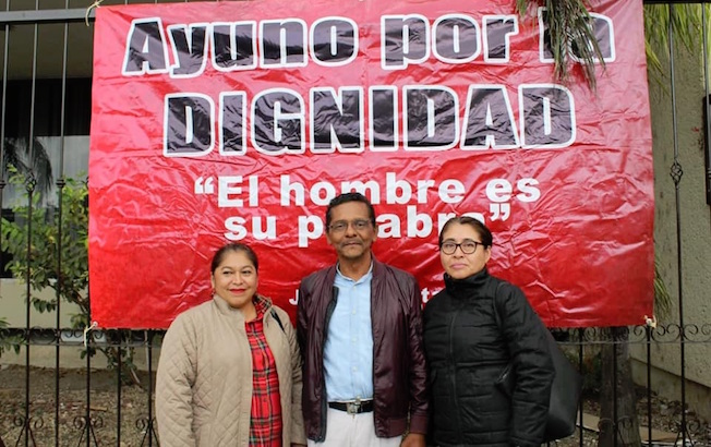 En huelga de hambre tres periodistas expresochiapas