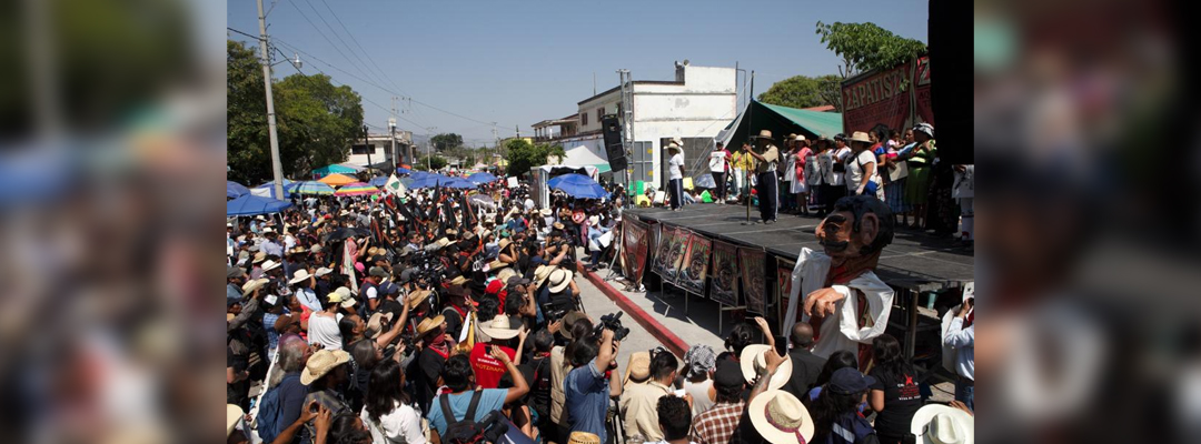 El Consejo Nacional Indígena también participó en el aniversario número 100 del asesinato del general Emiliano Zapata, en Chinameca, Morelos. Foto José Carlo González