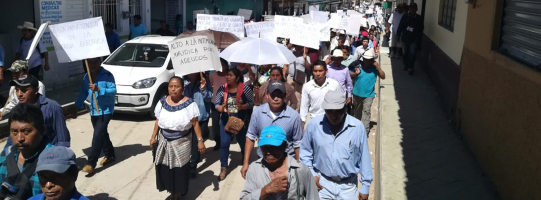 Pide Mopor a AMLO condonar adeudos de CFE en Chiapas