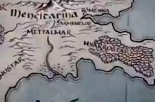 El señor de los anillos se situará en la Segunda Edad del Sol, tal y como reveló el mapa de la Isla de Númenor. Imagen Twitter @LOTRonPrime