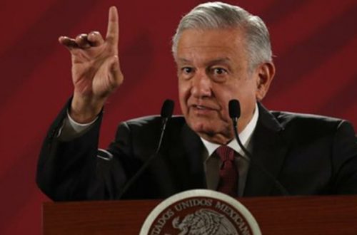 El presidente López Obrador, durante su conferencia matutina de este miércoles 14 de agosto. Foto/ José Antonio López