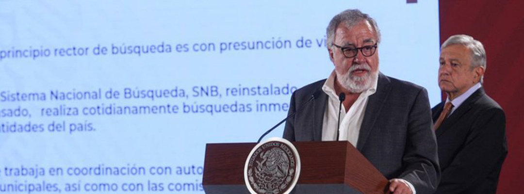 El subsecretario Alejandro Encinas durante la conferencia de la mañana de este viernes 30 de junio. Foto/Pablo Ramos