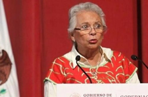 En imagen de archivo, Olga Sánchez Cordero, titular de la Secretaría de Gobernación. Foto María Luisa Severiano