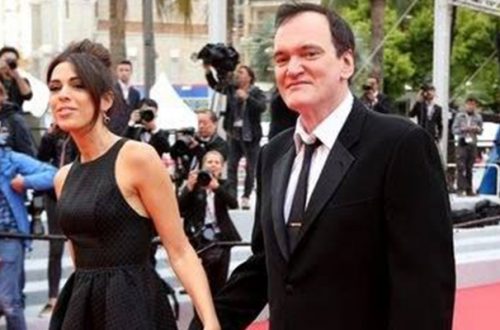 El director de cine Quentin Tarantino y su esposa la cantante israelí Daniella Pick en el Festival de Cannes. Foto Afp / Archivo