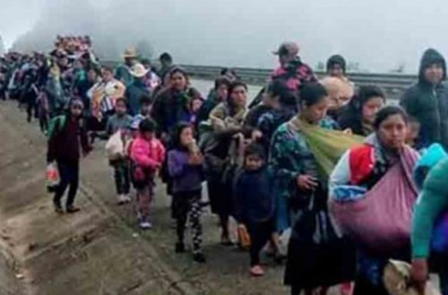 Comando obliga a 40 familias de Chilón a desplazarse al norte de Chiapas