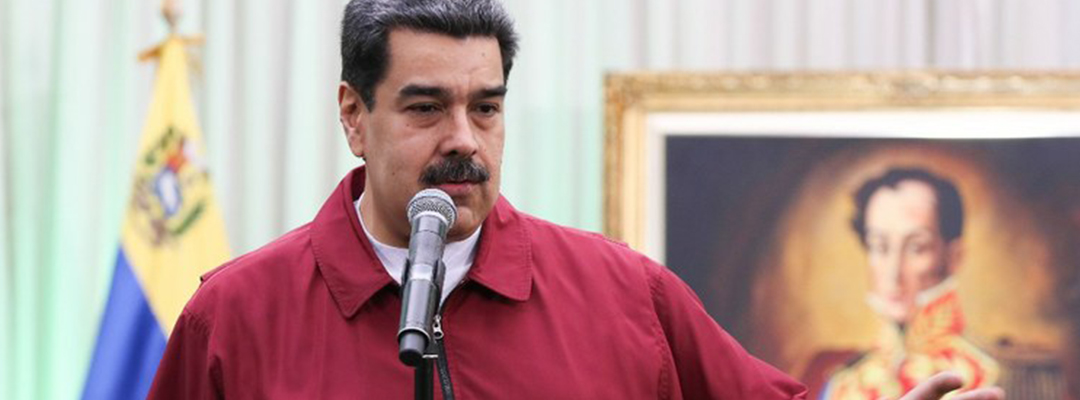 "Es un hombre (...) que engaña, que vive de la guerra psicológica (...)", dijo el mandatario venezolano refiriéndose a Pompeo. Foto Afp