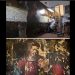 Labor de restauración de ‘La última cena’, de Plautilla Nelli (1524-1588), a cargo de Rosella Lari; abajo Jesús y San Juan, detalle esta obra. Foto Francesco Cacchiani