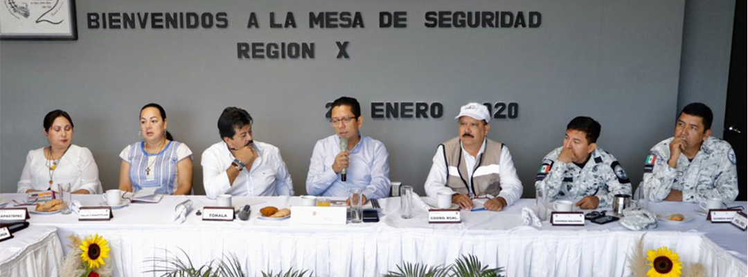 Encabeza Llaven Mesa De Seguridad Regional En Tonala