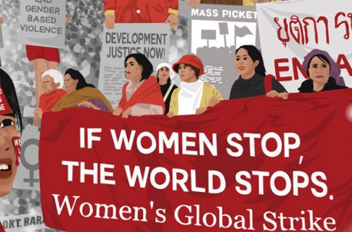 Convocatoria a la huelga mundial, retomada de la página womensglobalstrike.com