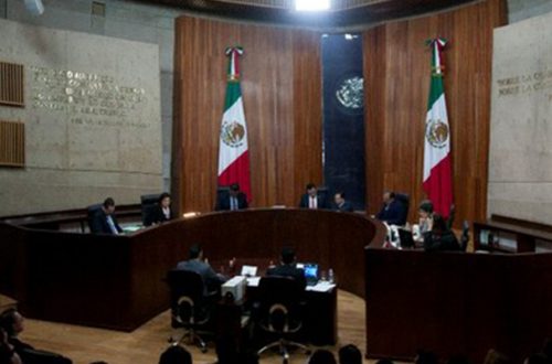 Sesión del Tribunal Superior del Poder Judicial de la Federación. Foto Cristina Rodríguez