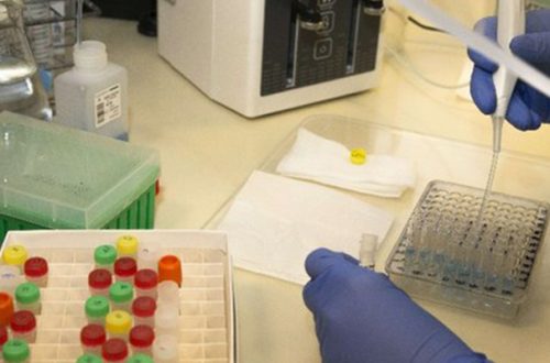 Una científica realiza pruebas clínicas en el laboratorio de Inmunología de UW Medicine en busca de anticuerpos contra el SARS-CoV-2, una cepa de virus que causa la enfermedad de Covid-19. Foto AFP