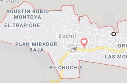 El acuerdo de reconciliación fue firmado por las comunidades de Santa Cruz Niho y Allende Esquipulas, en el municipio de Bochil. Foto Google Maps