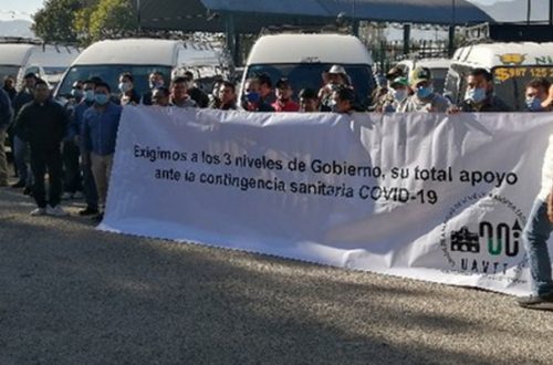 Unión de Agencias de Viajes y Transportadoras Turísticas de San Cristóbal piden apoyo al gobierno ante la crisis por el Covid-19. Foto Elio Henríquez