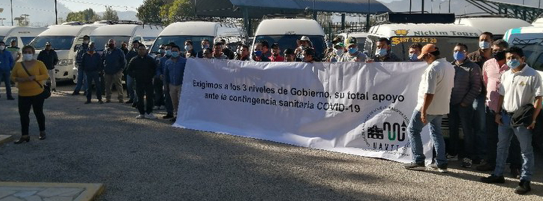 Unión de Agencias de Viajes y Transportadoras Turísticas de San Cristóbal piden apoyo al gobierno ante la crisis por el Covid-19. Foto Elio Henríquez