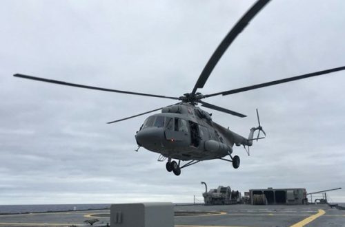 Helicóptero de la Secretaría de Marina en imagen de archivo. Foto Cortesía Semar