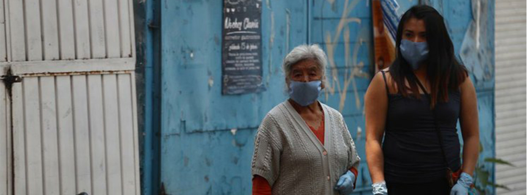 En la alcaldía Azcapotzalco de la Ciudad de México, durante la pandemia de coronavirus. Foto Yazmín Ortega Cortés
