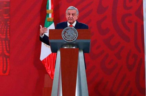 El presidente Andrés Manuel López Obrador en conferencia en Palacio Nacional. Foto: Notimex