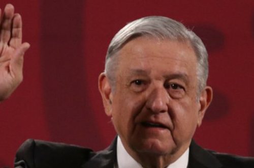 El Presidente López Obrador, durante la conferencia de este miércoles 6 de mayo. Foto Cuartoscuro