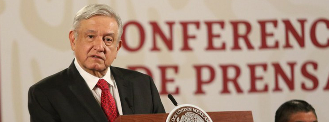 El presidente Andrés Manuel López Obrador durante conferencia de prensa. Foto Cuartoscuro