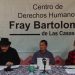 En el Centro Frayba se solicitó asistencia médica y apoyo humanitario a las comunidades indígenas en los altos de Chiapas. Foto tomada del Twitter de @CdhFrayba