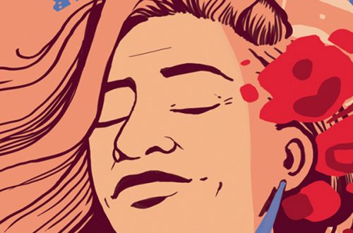 Carmen víctima de feminicidio en 2012, es una ilustración de Nirvana Jiménez, cortesía del "No estamos todas".