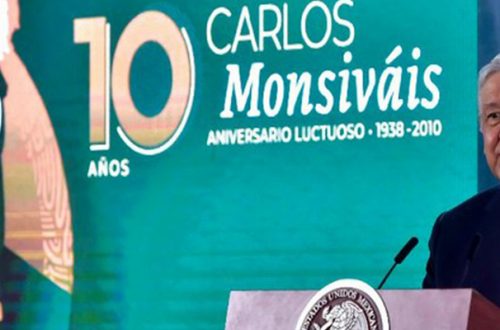 Monsiváis fue "un actor fundamental de los últimos tiempos en la lucha por la igualdad, la justicia y la democracia en nuestro país", dijo el presidente López Obrador. Foto Presidencia