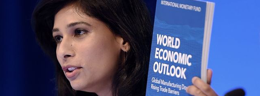 En imagen de archivo, Gita Gopinath, economista jefa del Fondo Monetario Internacional. Foto Afp