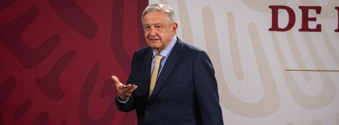 El Presidente Andrés Manuel López Obrador, durante su conferencia matutina en Palacio Nacional. Foto Cuartoscuro