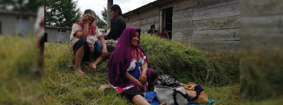 Desplazados de Chalchihuitán, Chiapas en imagen de archivo. Foto Frayba