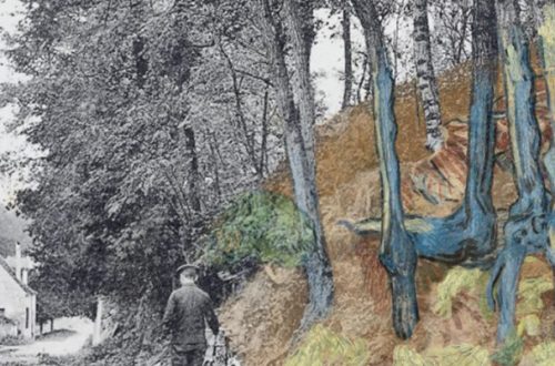 El lugar identificado es la calle Daubigny, en Auvers-sur-Oise, donde Van Gogh pasó el final de sus días. Ofrece una mirada de las horas previas a su suicidio, señalan especialistas. Imagen tomada del Twitter de @vangoghmuseum