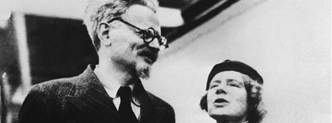 León Trotsky y su esposa, Natalia Sedova, en México, en imagen de 1937. Foto Afp