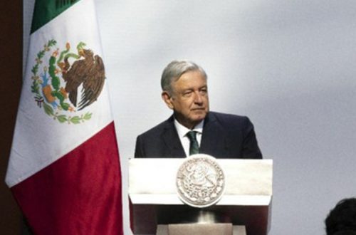 El presidente Andrés Manuel López Obrador durante su segundo Informe de gobierno. Foto cortesía Presidencia