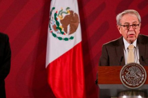 El secretario de Salud, Jorge Alcocer Varela, durante la conferencia presidencial matutina en Palacio Nacional, en la Ciudad de México, el 8 de septiembre de 2020. Foto Cuartoscuro