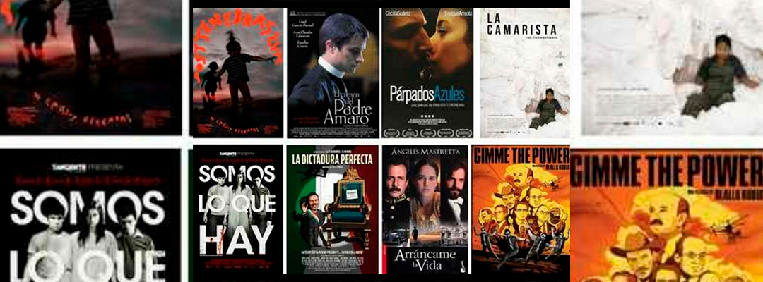 Carteles de algunas de las películas más taquilleras apoyadas por Fidecine y Foprocine. Imágenes tomadas del sitio http://www.imcine.gob.mx/