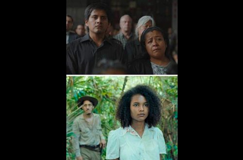 Fotogramas de 'Nuevo orden', de Michel Franco, y de 'Selva trágica', de Yulene Olaizola, tomadas del Twitter de @imcine