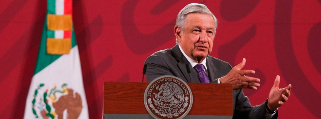 El presidente de México, Andrés Manuel López Obrador, durante su conferencia matutina en Palacio Nacional, el 27 de octubre de 2020. Foto Cuartoscuro