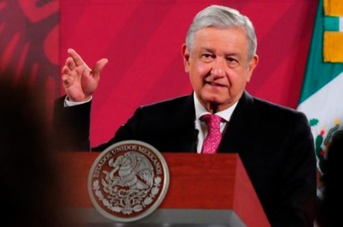 El presidente López Obrador en conferencia matutina en Palacio Nacional, el 28 de octubre de 2020. Foto Cuartoscuro