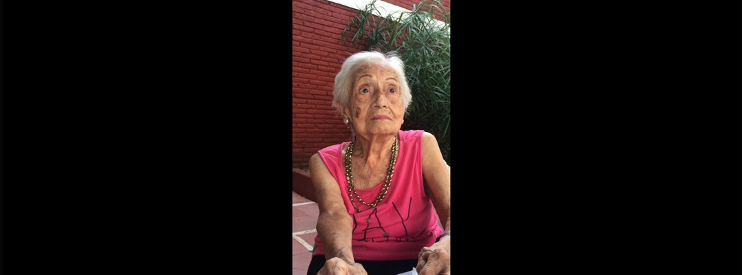 La señora María Luisa Tomasini envió una carta en junio de 1995 al Subcomandante Insurgente Marcos en la que le proponía ser la “abuelita de los zapatistas”, y fue aceptada su propuesta. Foto cortesía de la familia