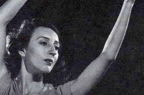 Guillermina Bravo (1920-2013) es considerada una figura preponderante de la danza moderna a escala mundial, como ejecutante y coreógrafa, a partir de sus puestas en escena con elementos de la cultura mexicana. Foto de 1945 tomada del libro Guillermina Bravo.