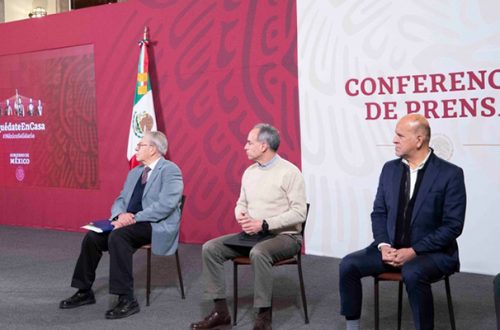 El presidente Andrés Manuel López Obrador, en la conferencia matutina del 5 de noviembre de 2020. Foto cortesía Presidencia