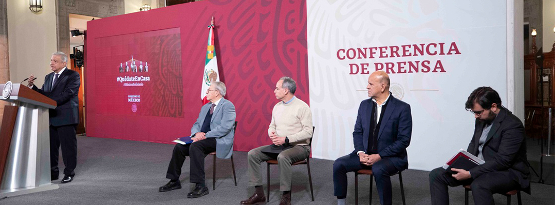 El presidente Andrés Manuel López Obrador, en la conferencia matutina del 5 de noviembre de 2020. Foto cortesía Presidencia