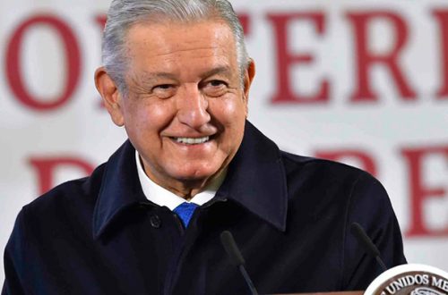 Conferencia matutina de hoy del presidente López Obrador, desde Palacio Nacional. Foto cortesía Presidencia.