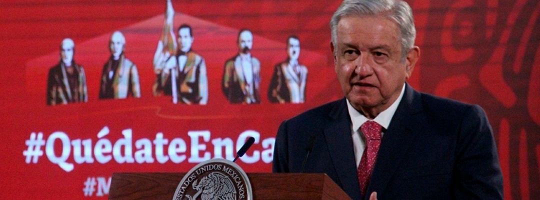 Andrés Manuel López Obrador, presidente de México durante la conferencia matutina en Palacio Nacional, este martes 8 de diciembre de 2020. Foto Cuartoscuro