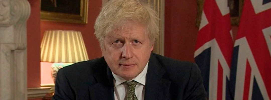 El primer ministro británico, Boris Johnson, anunció un nuevo confinamiento total en Inglaterra a partir del 6 de enero y al menos hasta mediados de febrero, el 4 de enero de 2021. Foto Pool vía Ap