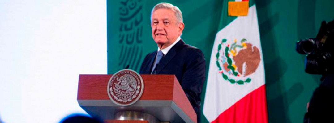 El presidente Andrés Manuel López Obrador en conferencia en Palacio Nacional. Foto: Presidencia